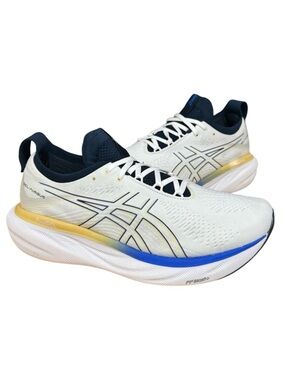 Asics Gel Nimbus 25 White Illusion Blue #1011B547 Running Sneakers Shoes US 9